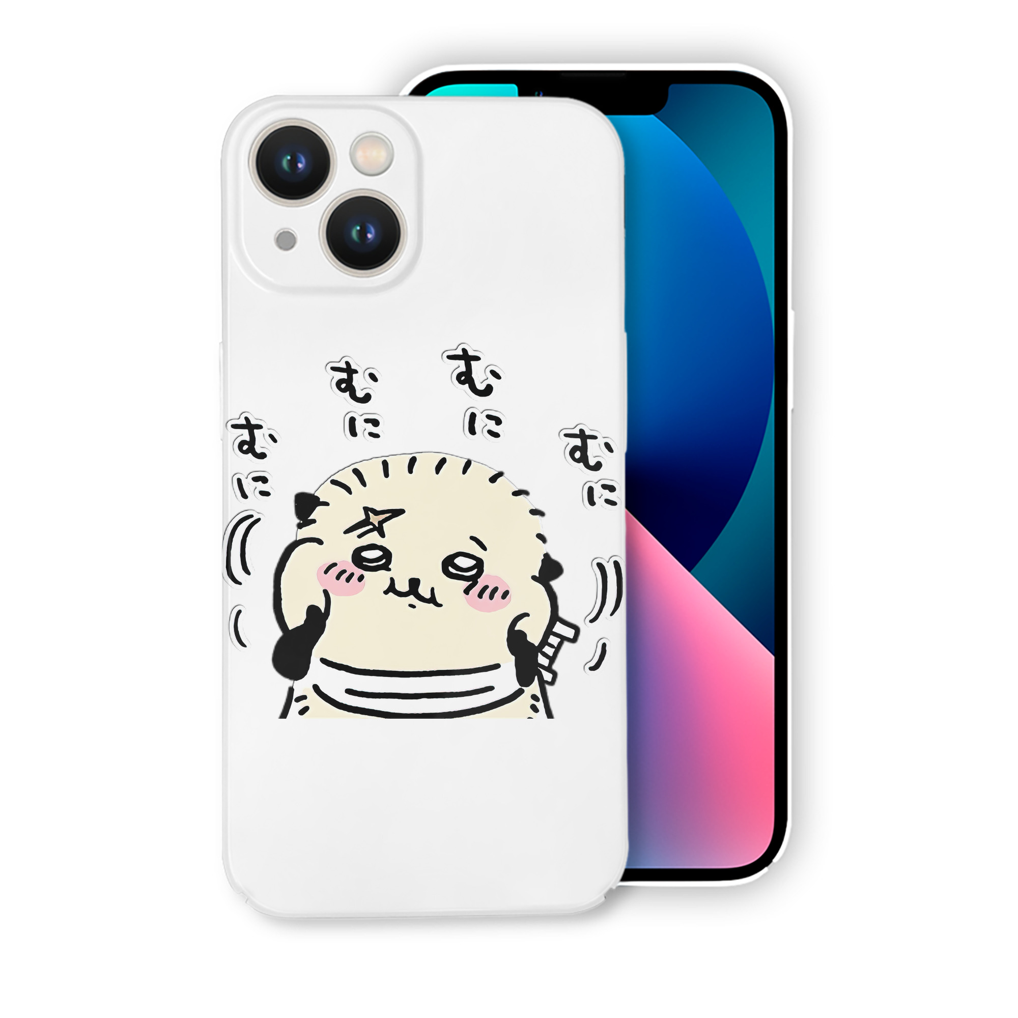 （画像用） ちいかわ ラッコ Chii-kawa Sea otter 【iPhone 14シリーズ対応】ハードケース